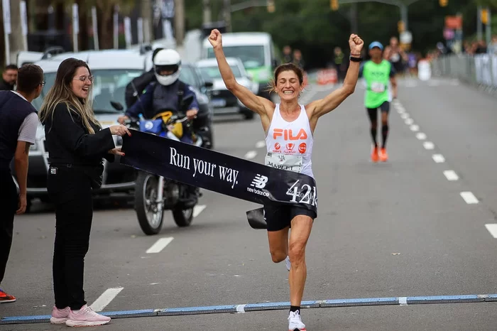 campeã da Maratona de Porto Alegre, Marlei Eunice Willers fez terceiro